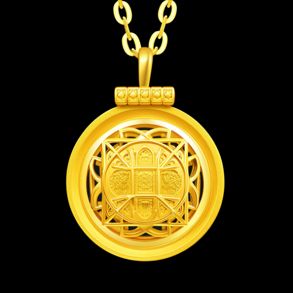 黄金吊坠样式图