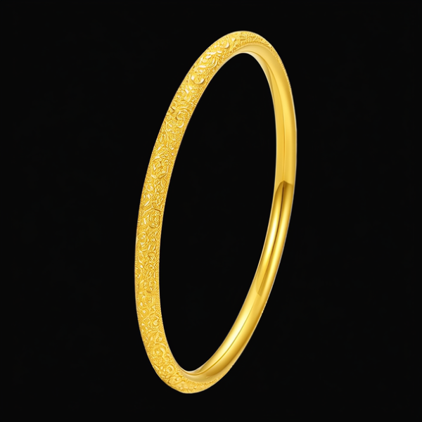 42克黄金手镯图片